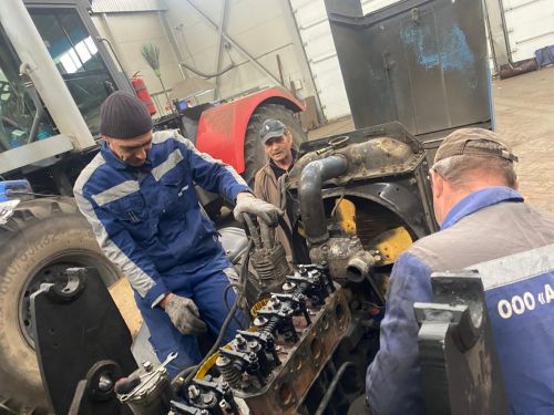 В ООО «Авангард» стартовал плановый ремонт сельхозтехники.