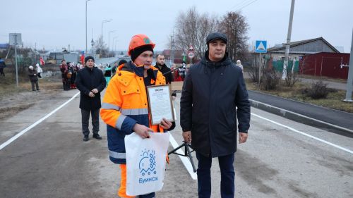 В Буинске после капитального ремонта открыли путепровод тоннельного типа.