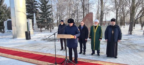 В Буинске почтили память сотрудников, погибших от рук вооруженных дезертиров (фото, видео)