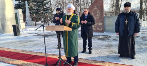 В Буинске почтили память сотрудников, погибших от рук вооруженных дезертиров (фото, видео)