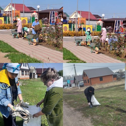 В Буинске прошел осенний субботник