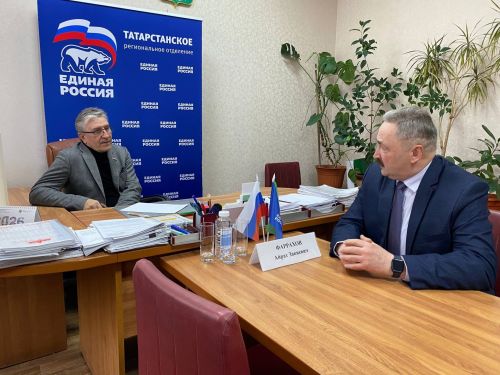 Сегодня в Буинск с рабочим визитом прибыл депутат Государственной Думы РФ