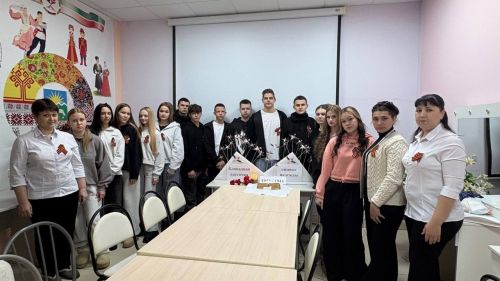 В Буинске прошло патриотическое мероприятие, посвященное освобождению Ленинграда от фашистской блокады