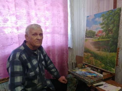 Профессиональный художник из Буинска Ренат Еремеев всю жизнь зарабатывал электриком (фото)