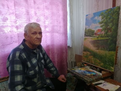 Профессиональный художник из Буинска Ренат Еремеев всю жизнь зарабатывал электриком (фото)