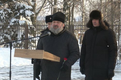 В Буинске почтили память сотрудников милиции, погибших от рук вооруженных дезертиров