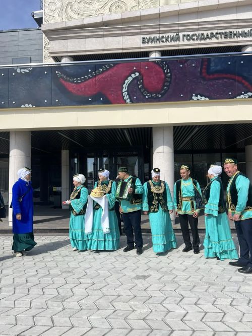 Сегодня село Новые Чечкабы  Буинского района принимало гостей из Кайбицкого района