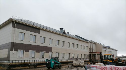 В Буинске продолжается строительство школы на 192 места