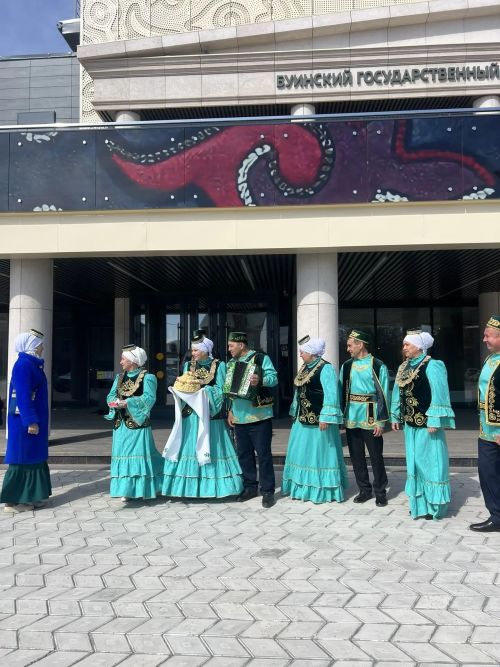Сегодня село Новые Чечкабы  Буинского района принимало гостей из Кайбицкого района