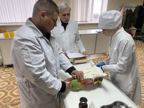 Сегодня выпускники Буинского ветеринарного техникума сдали демонстрационный экзамен по ветеринарии