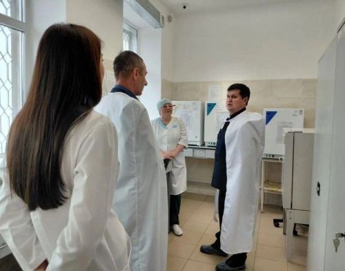Начальник Главного управления ветеринарии Кабинета Министров РТ Тимур Галеев посетил Буинский район
