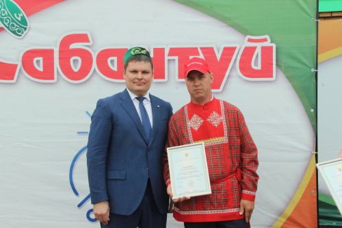 На Сабантуе в Буинске были оценены заслуги буинцев, внесших вклад в развитие нашего района