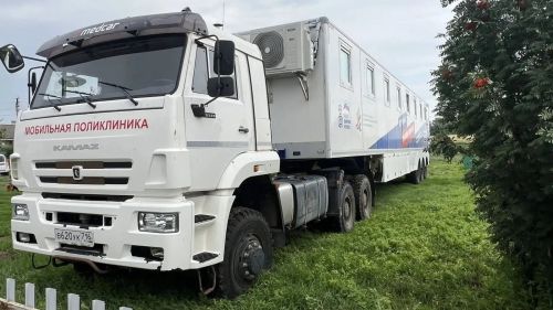 Мобильный медицинский комплекс больницы № 7 Казани на этой неделе продолжает свою работу в деревне Энтуганы Буинского района