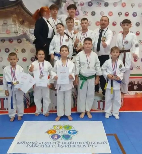 Буинские спортсмены завоевали 18 медалей на чемпионате Татарстана по кобудо