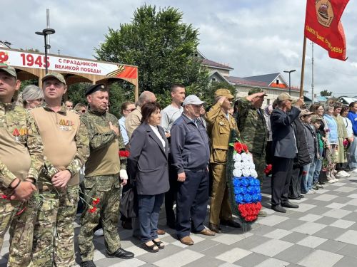 На центральной площади г.Буинска прохошел митинг,посвященный Дню памяти и скорби
