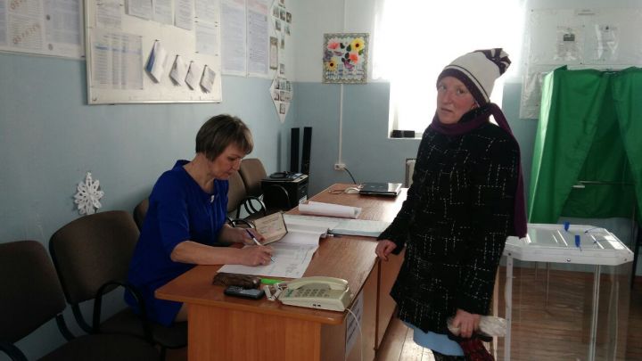 В селах Буинского района избиратели проявляют активность (+фото)