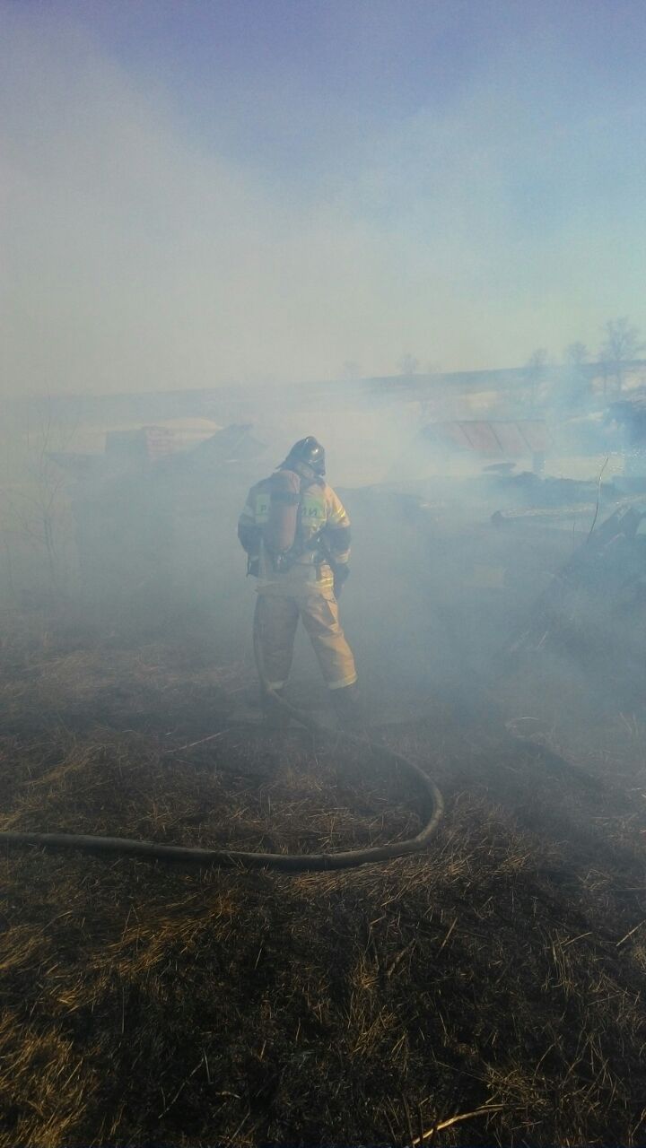 В деревне Большая Карланга был пожар (+ фото)