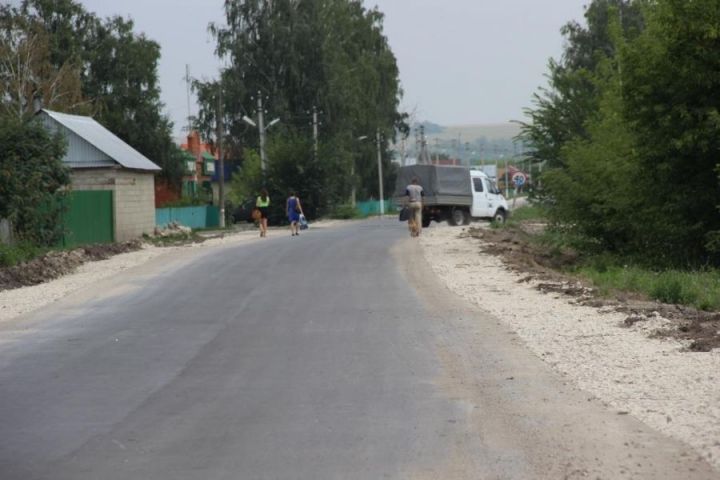 "Дороги Сании апы" построили в селе Адав-Тулумбаево