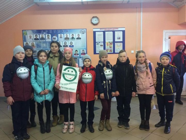 Учащиеся лицея №2 участвуют в акции «Я говорю на татарском языке»