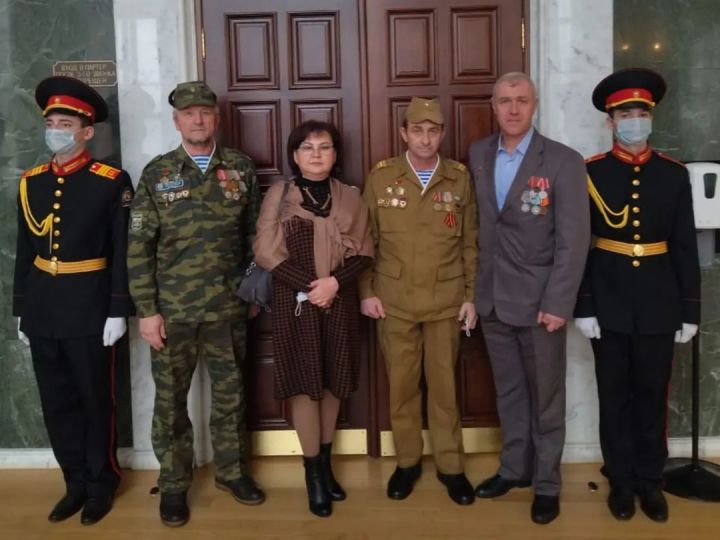Ветераны боевых действий Буинска приняли участие в торжественном мероприятии к Дню защитника Отечества в Казани