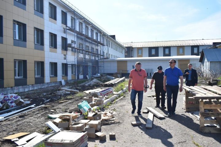 Сегодня Ранис Камартдинов посетил строительные площадки района