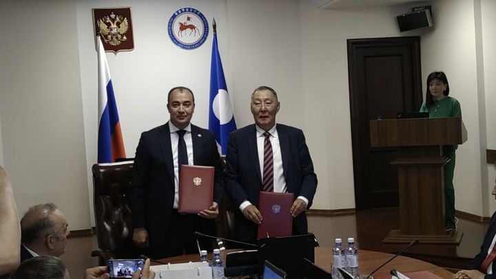 Между Буинским районом и Верхневилюйским улусом Республики Саха( Якутия) подписано соглашение о сотрудничестве