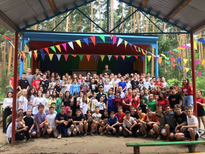 День ПДД в оздоровительном школьном лагере "Бор" Буинска