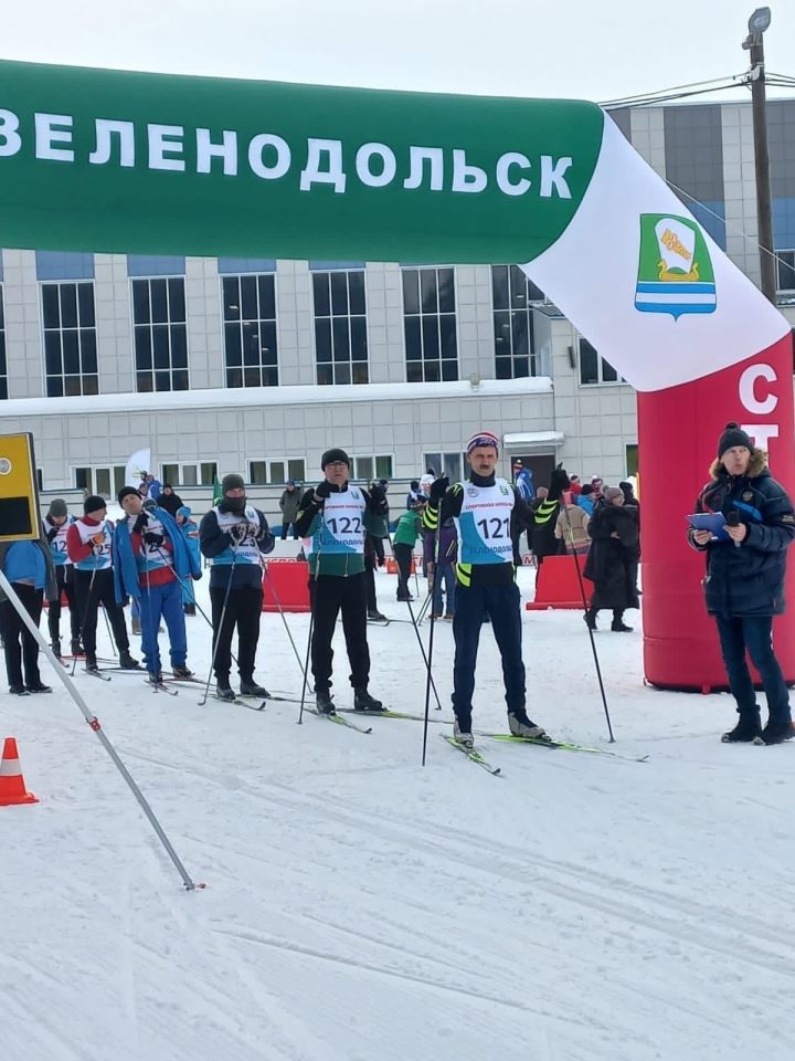 Команда Буинского района приняла участие на спартакиаде по лыжным гонкам