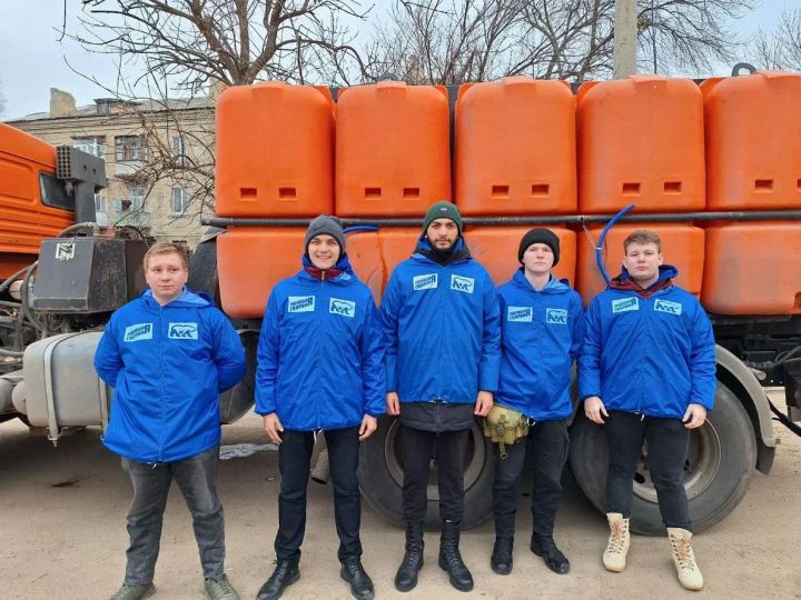 Будни волонтеров «Молодой Гвардии» Республики Татарстан в г. Лисичанск