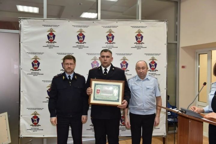 Экспертно-криминалистическая группа Буинской полиции признана лучшим