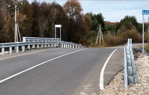 В Буинском районе отремонтировали мост через реку Киятка