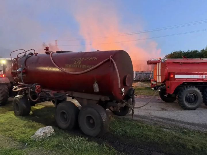 В селе Мокрая Савалеевка Буинского района из-за пожара сгорели два дома