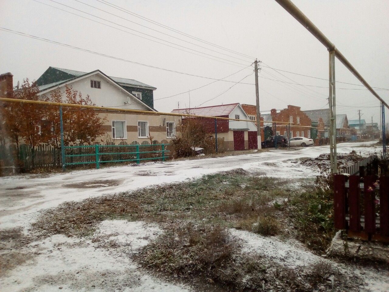 В Буинске выпал первый снег (ФОТО)