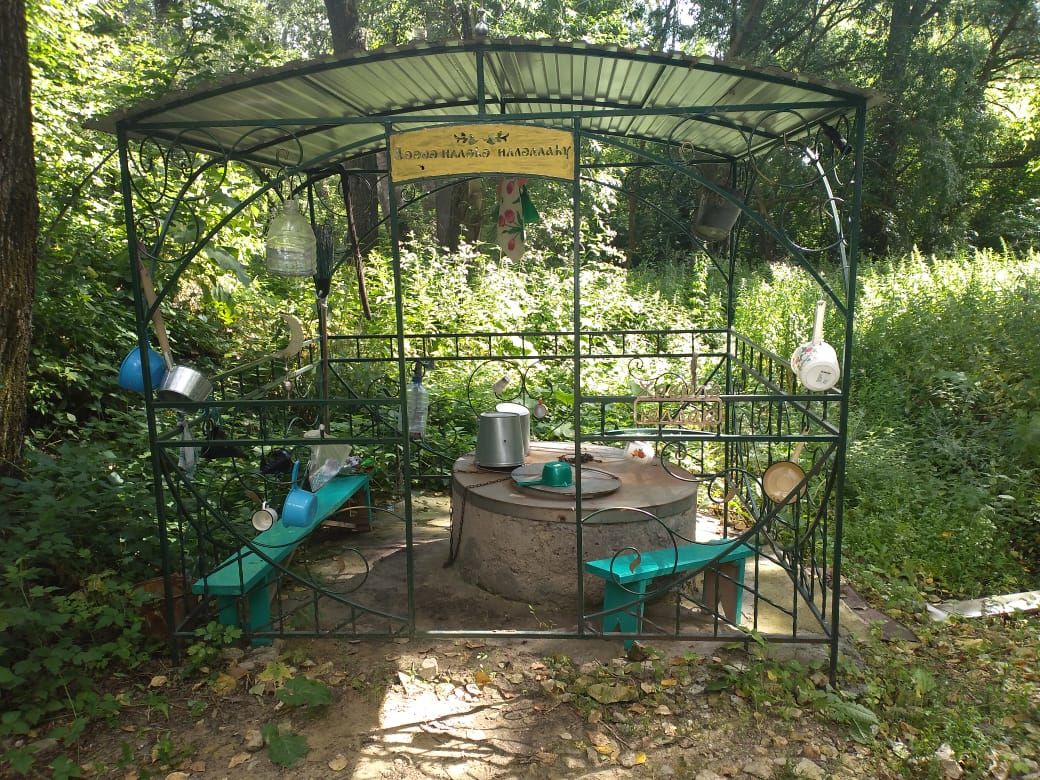Жители Быковки Буинского района, собрав деньги, оградили металлической решеткой (фоторепортаж)