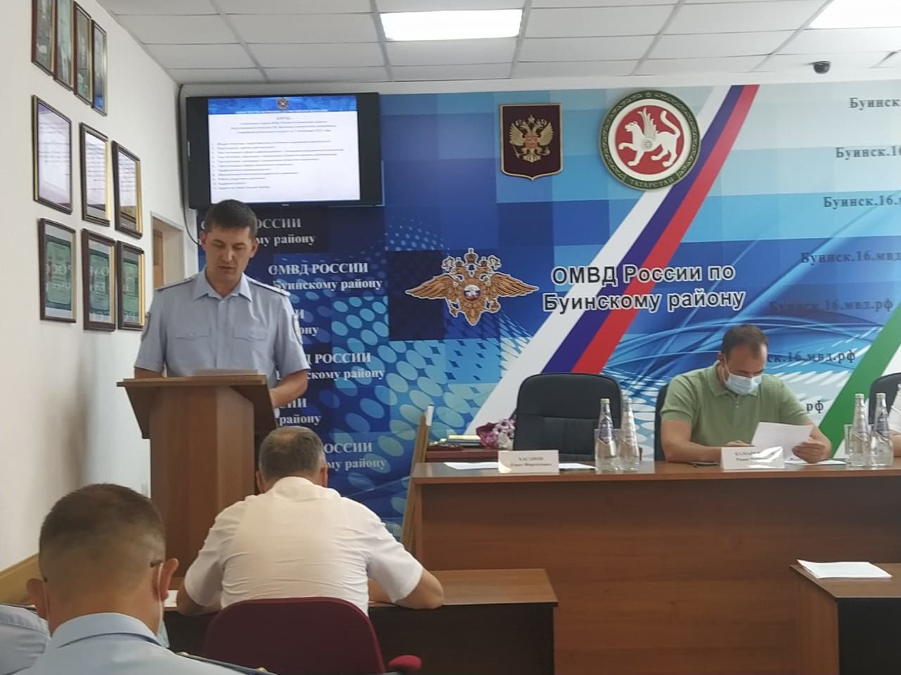 В отделе МВД России по Буинскому району подвели итоги работы за первое полугодие 2021 года