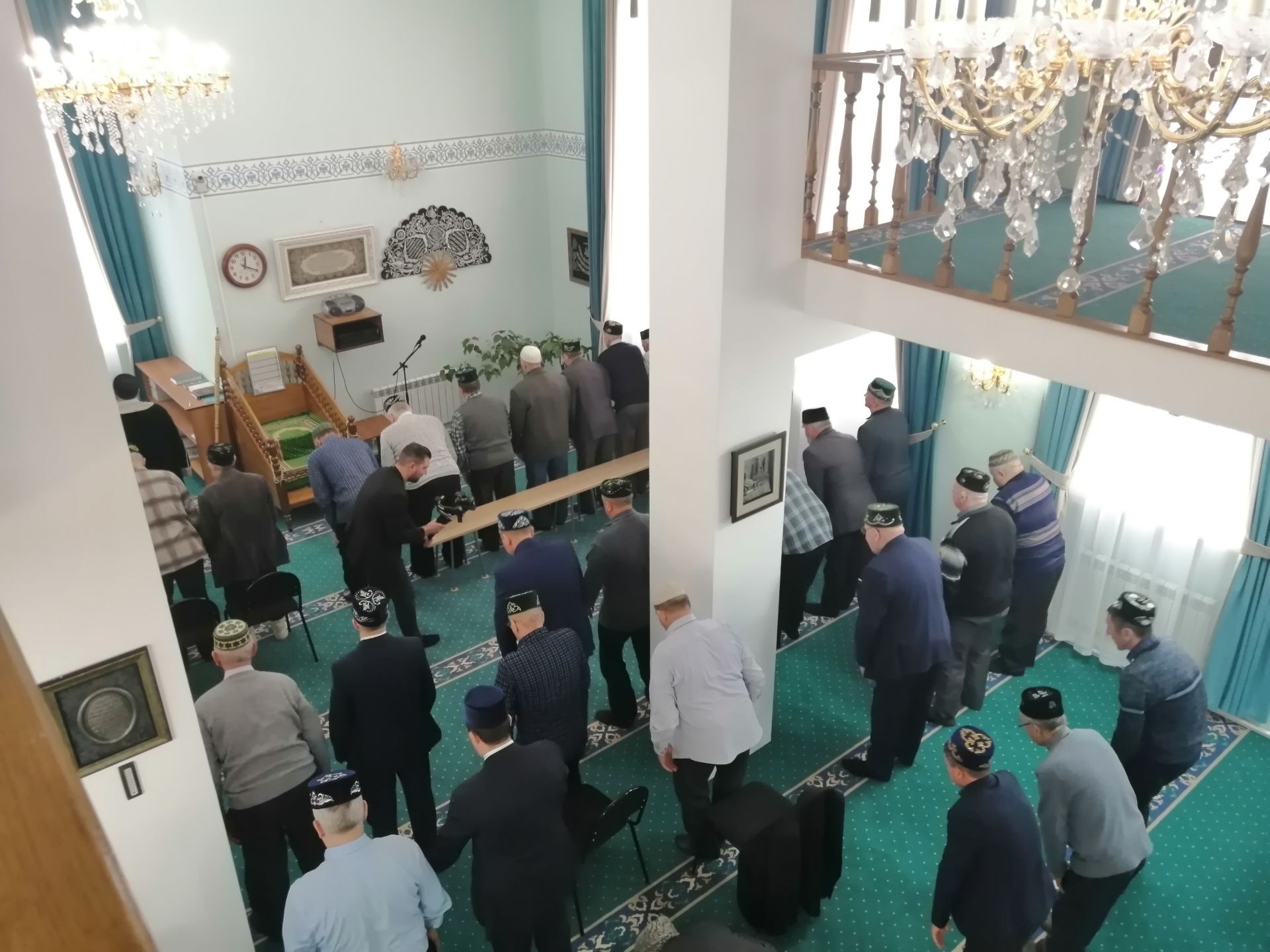 В деревне Новые Тинчали Буинского района идет открытие мечети Рауф после капитального ремонта (фоторепортаж, видео)