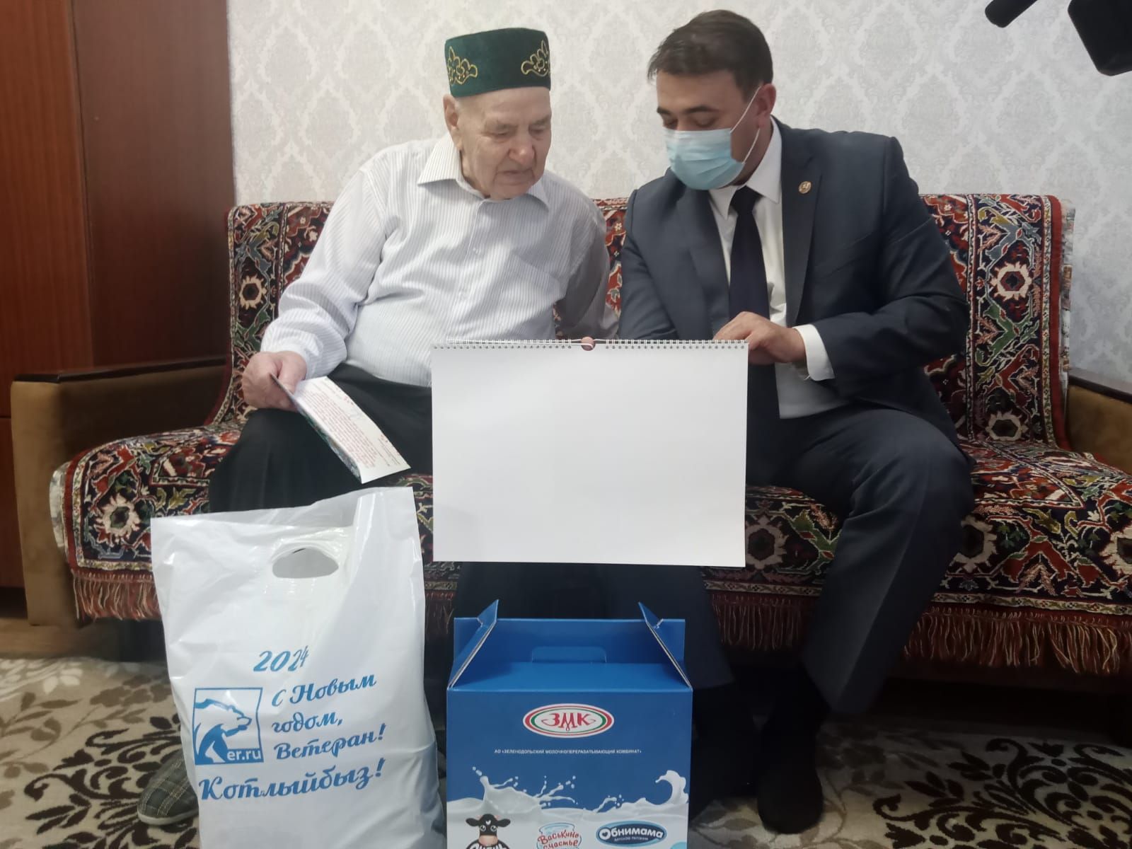 Ветеран войны из Буинска Рауф Тухватуллин встречает 104-й Новый год