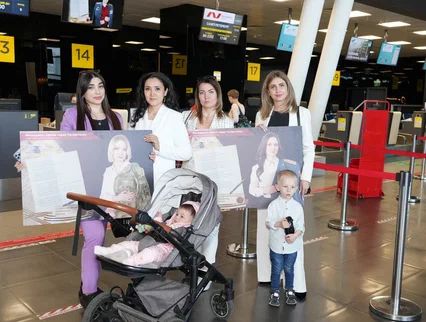 В Казанском аэропорту транслируется фотопроект «Жены Героев»