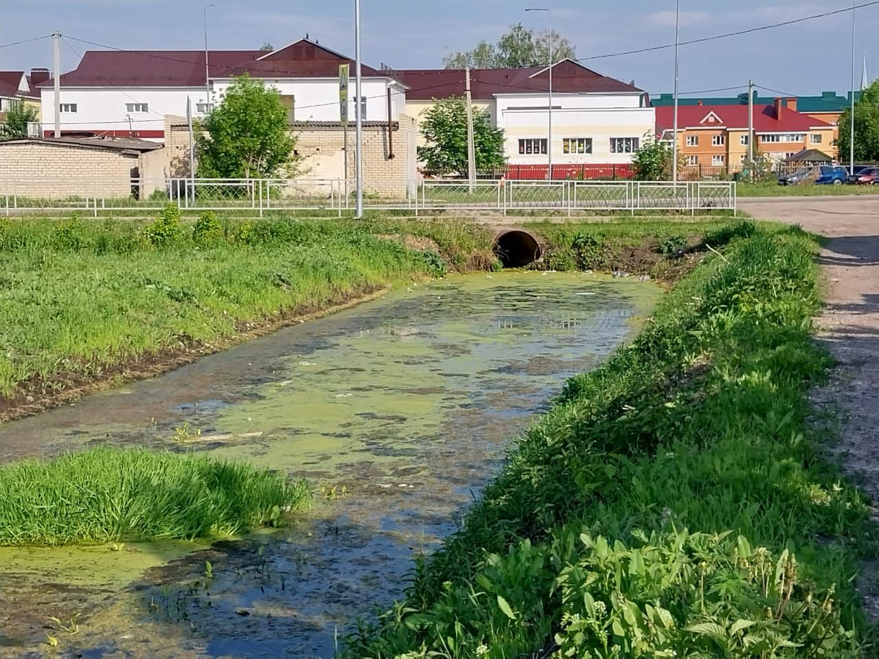В Буинске в дренажный канал сливают канализационные  воды (+фото)