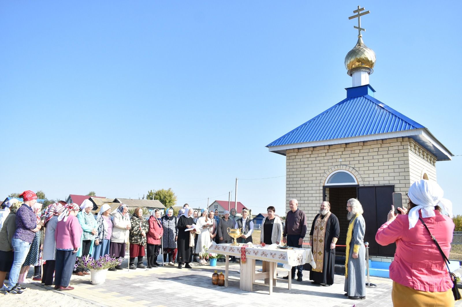 В селе Адав- Буинского района открыли часовню