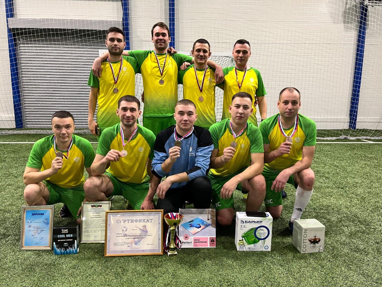 Первым победителем чемпионата Буинского района по футболу стали предприниматели
