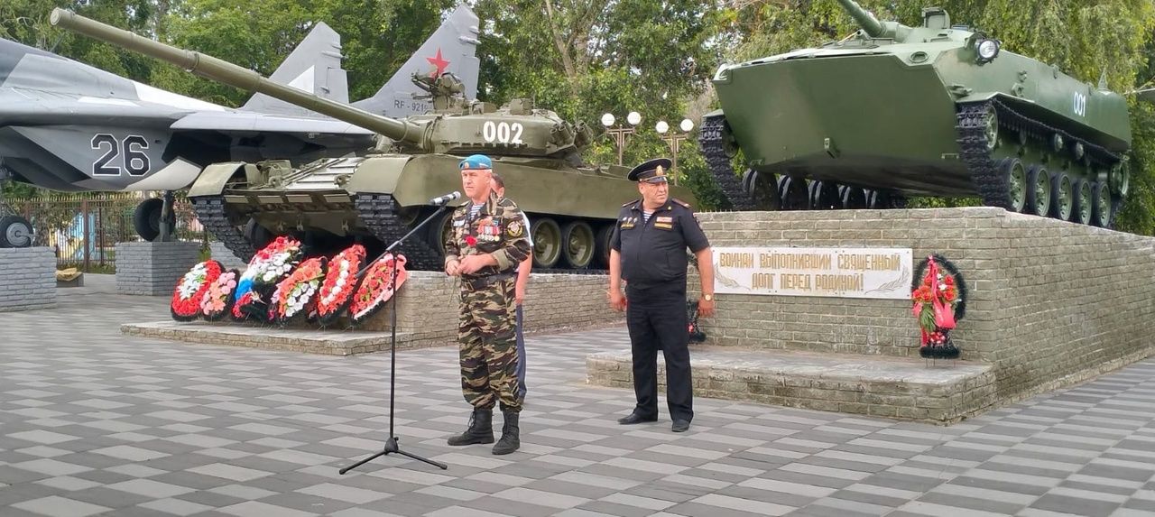 Сегодня в Буинске прошел митинг, посвященный Дню ветеранов боевых действий (фото)