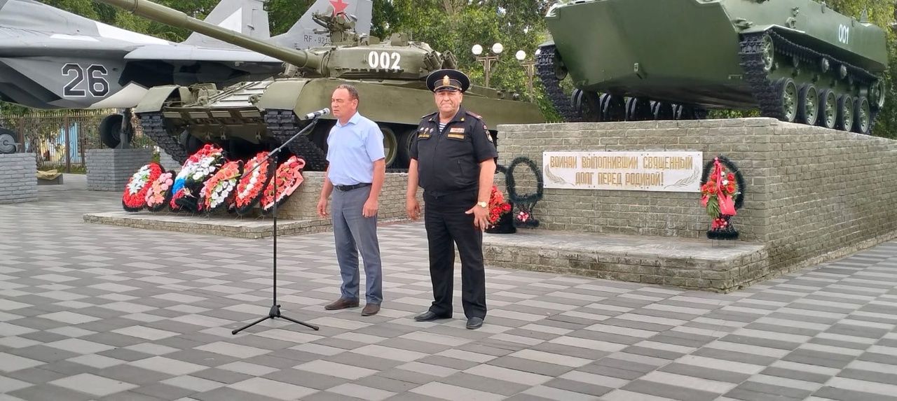 Сегодня в Буинске прошел митинг, посвященный Дню ветеранов боевых действий (фото)