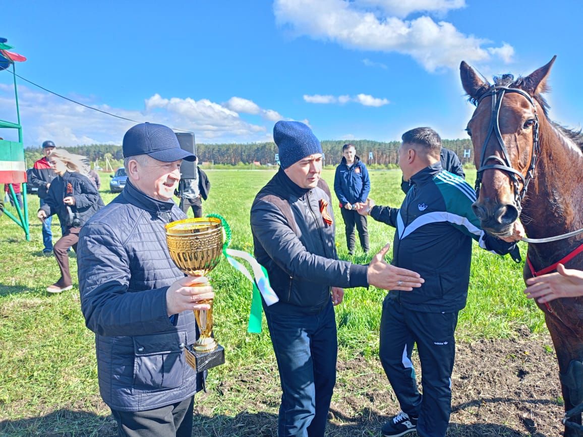 В Буинске по случаю 80-летия Великой Победы прошли конные скачки (+фото, видео)