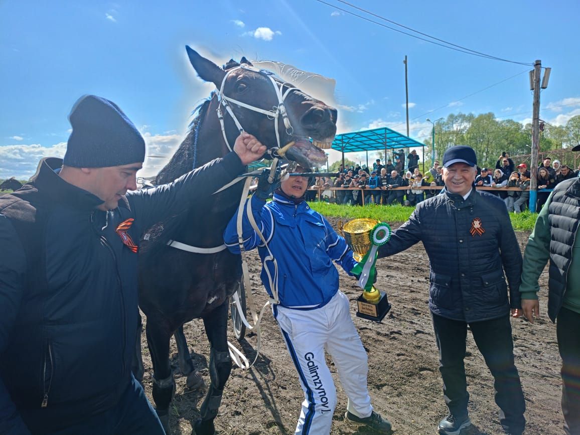 В Буинске по случаю 80-летия Великой Победы прошли конные скачки (+фото, видео)