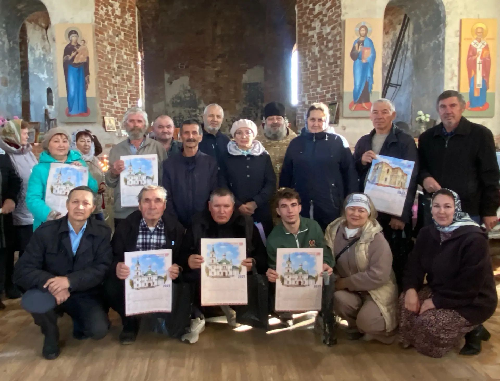 В Буинском районе в селе Старые Бурундуки продолжается восстановление храма.