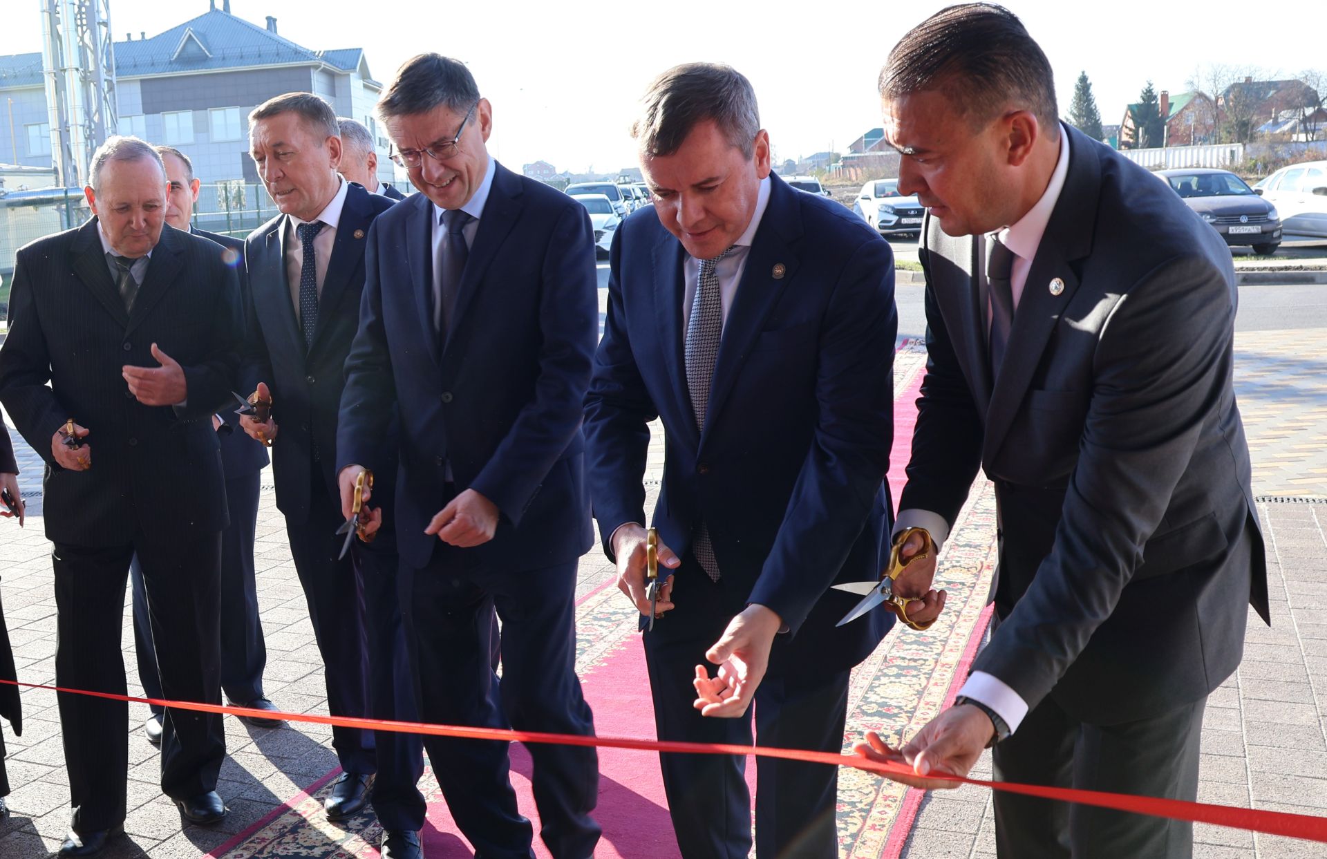 Сегодня в Буинском районе открыли агрокласс, досуговый центр и дом культуры