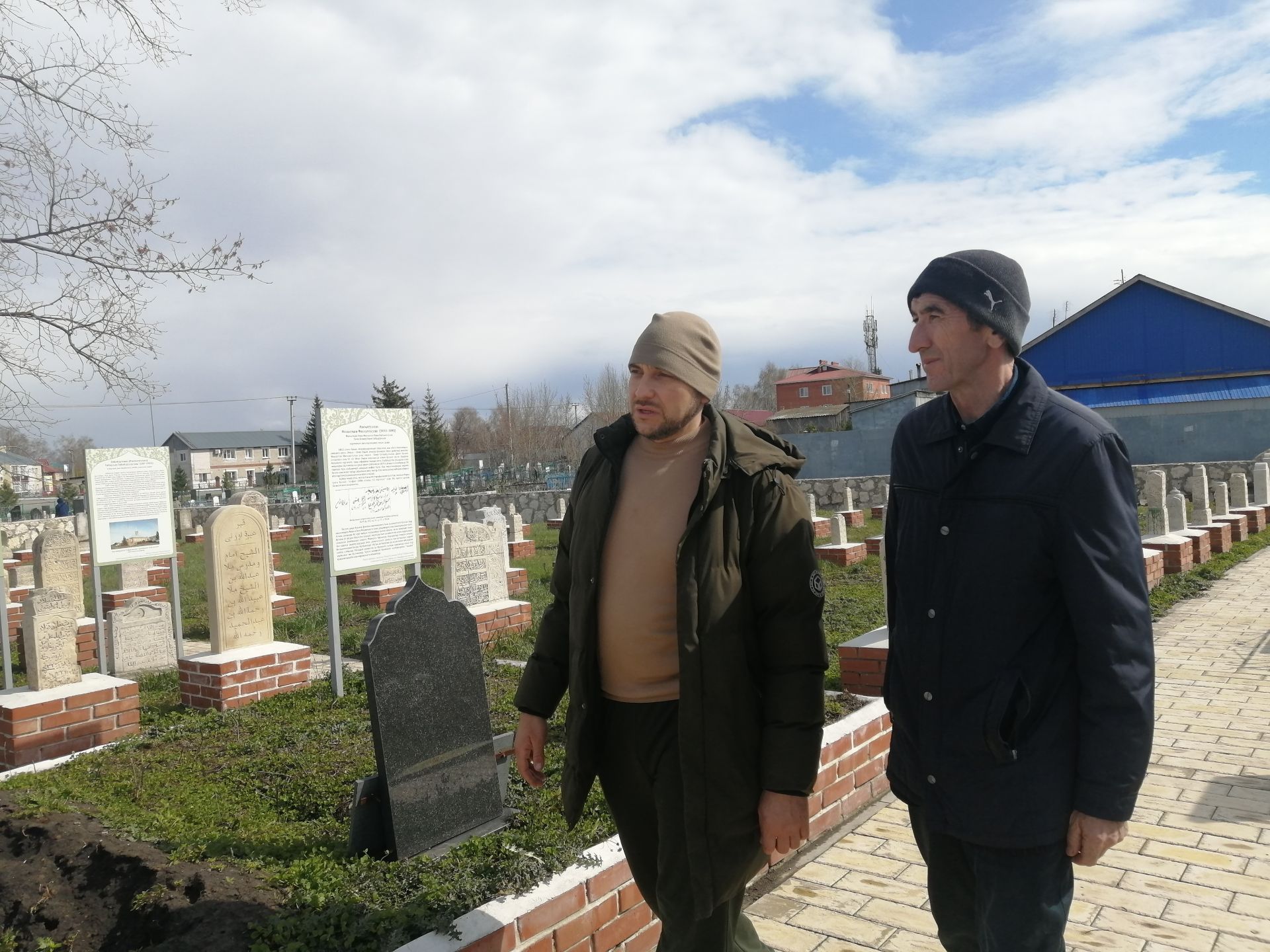 В Буинске кедры подаренные земляками, были высажены в окрестностях старого татарского кладбища