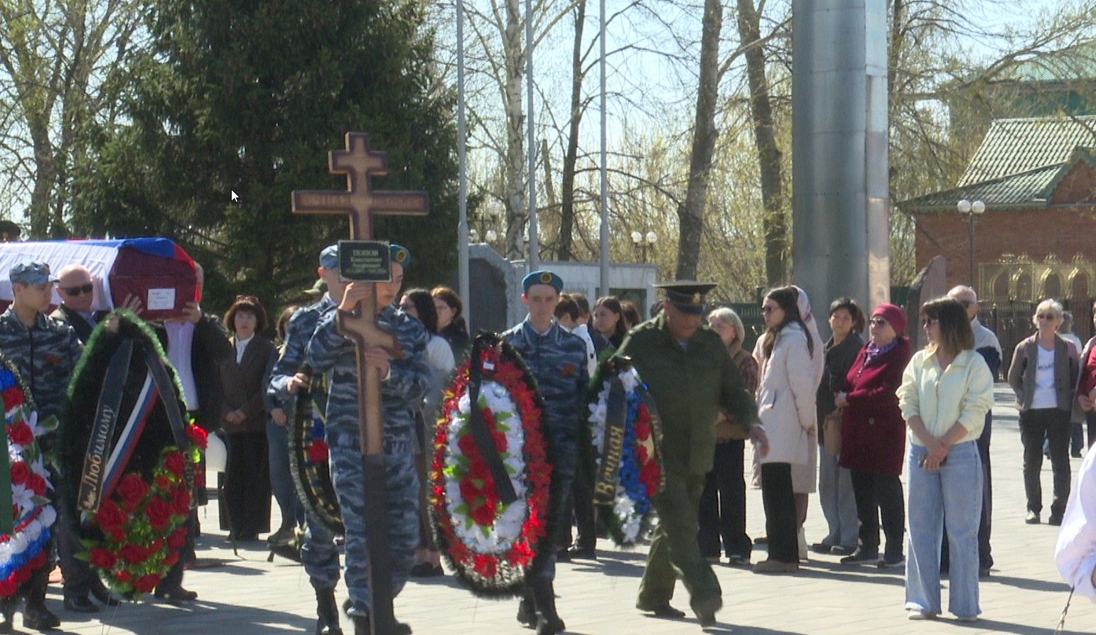 Сегодня в Буинске простились с Константином Поповым, погибшим в спецоперации