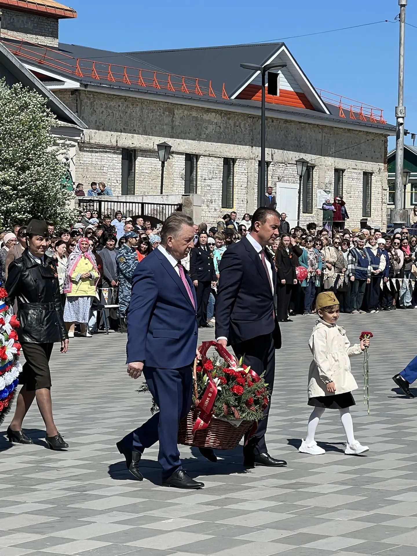 В Буинске на Центральной площади прошел парад, посвященный 81-й годовщине Победы в Великой Отечественной войне